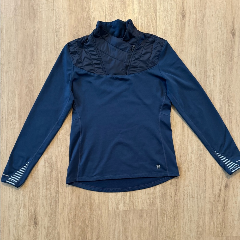 Mountain Hardwear Quarter Zip - Size Medium - Navy
